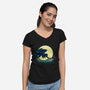 Goodnight Fury-womens v-neck tee-RebelArt