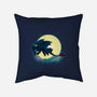 Goodnight Fury-none removable cover throw pillow-RebelArt