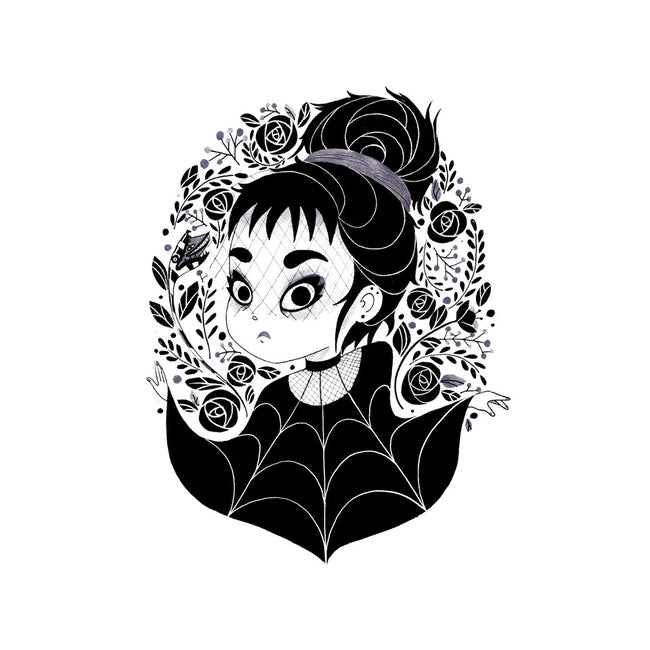 Gothic Cutie-none removable cover w insert throw pillow-Gemma Roman