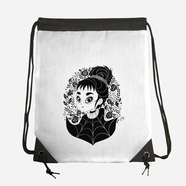 Gothic Cutie-none drawstring bag-Gemma Roman