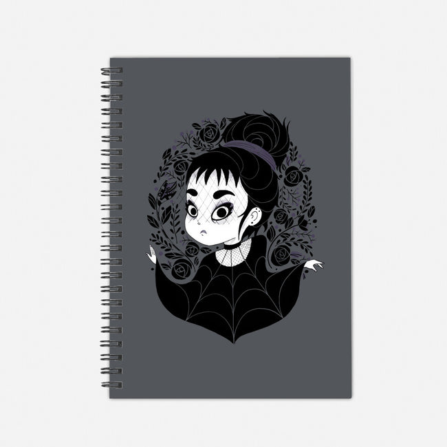 Gothic Cutie-none dot grid notebook-Gemma Roman