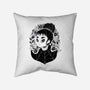 Gothic Cutie-none removable cover w insert throw pillow-Gemma Roman