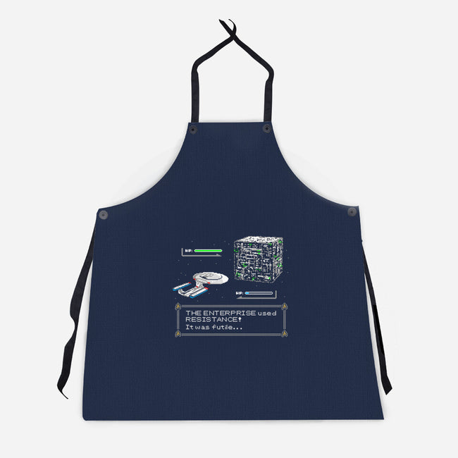 Gotta Assimilate 'Em All-unisex kitchen apron-RyanAstle