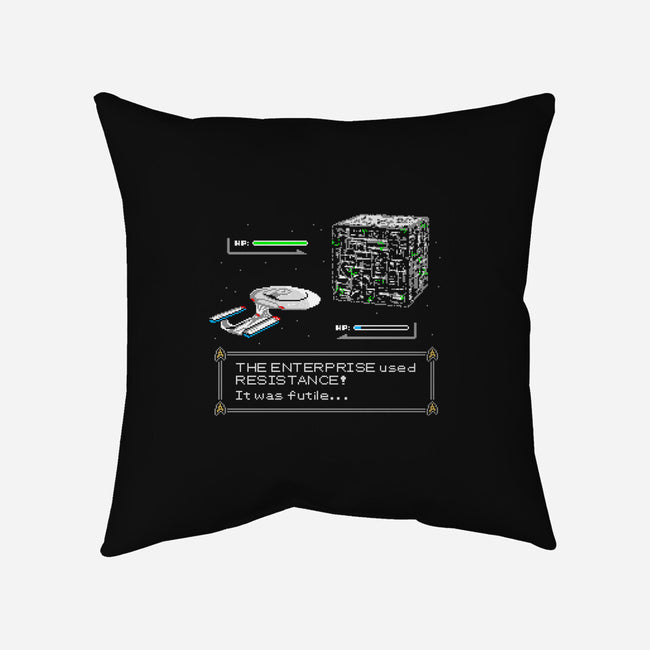 Gotta Assimilate 'Em All-none removable cover w insert throw pillow-RyanAstle