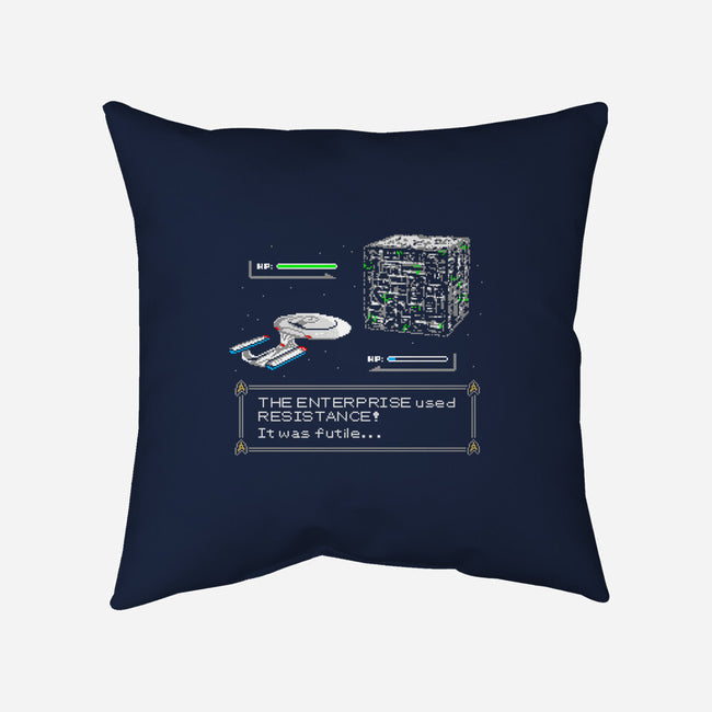 Gotta Assimilate 'Em All-none removable cover w insert throw pillow-RyanAstle