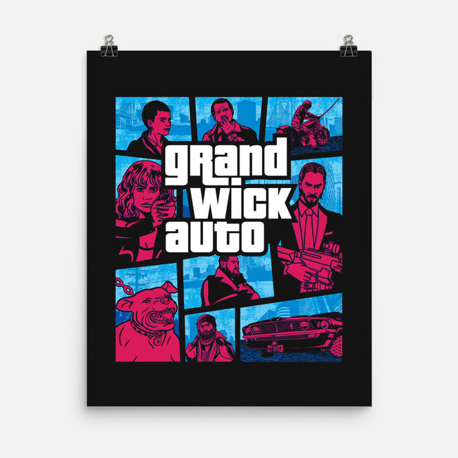 Grand Wick Auto-none matte poster-dalethesk8er