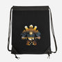Grappling Robot-none drawstring bag-dandingeroz