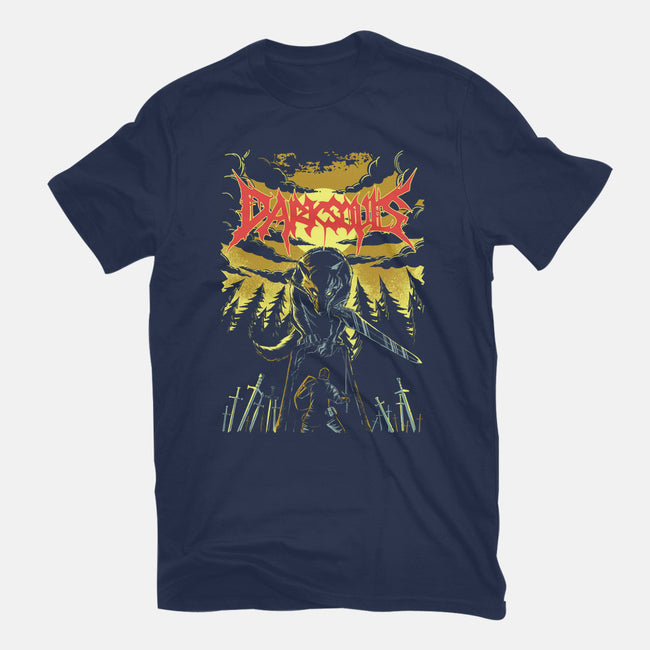 Great Grey Wolf Metal-mens heavyweight tee-PeanutGolem