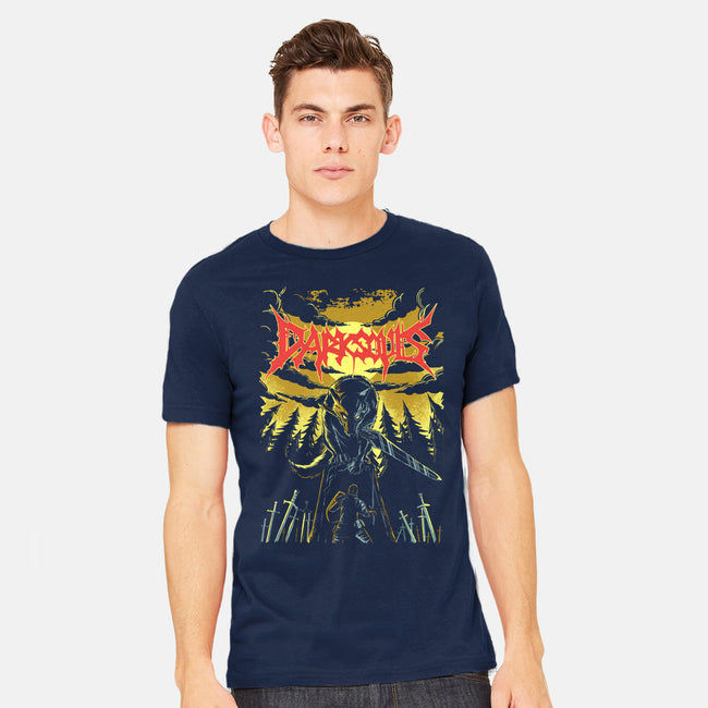 Great Grey Wolf Metal-mens heavyweight tee-PeanutGolem