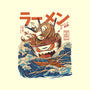 Great Ramen off Kanagawa-none removable cover w insert throw pillow-ilustrata
