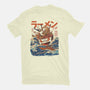 Great Ramen off Kanagawa-mens premium tee-ilustrata