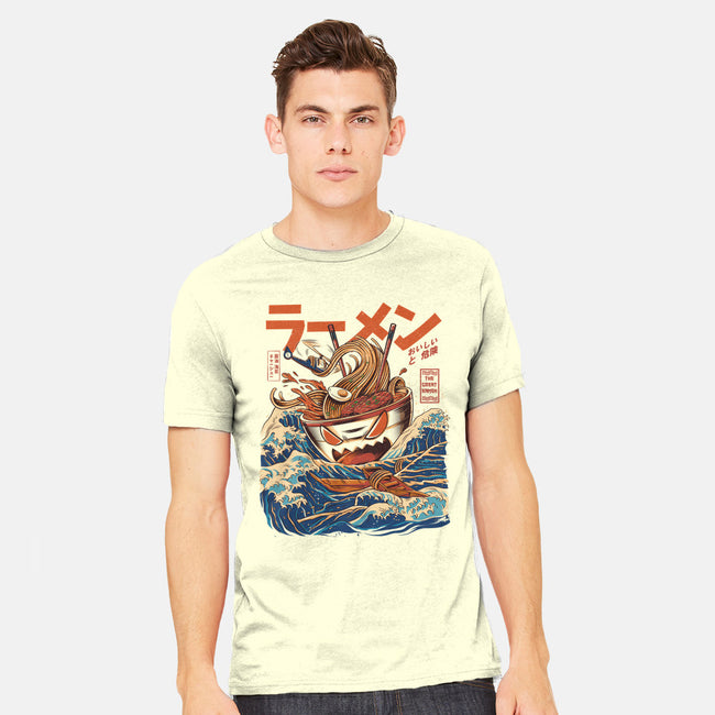 Great Ramen off Kanagawa-mens heavyweight tee-ilustrata