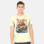 Great Ramen off Kanagawa-mens heavyweight tee-ilustrata
