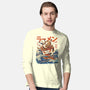 Great Ramen off Kanagawa-mens long sleeved tee-ilustrata