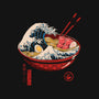 Great Ramen Wave-none removable cover w insert throw pillow-vp021