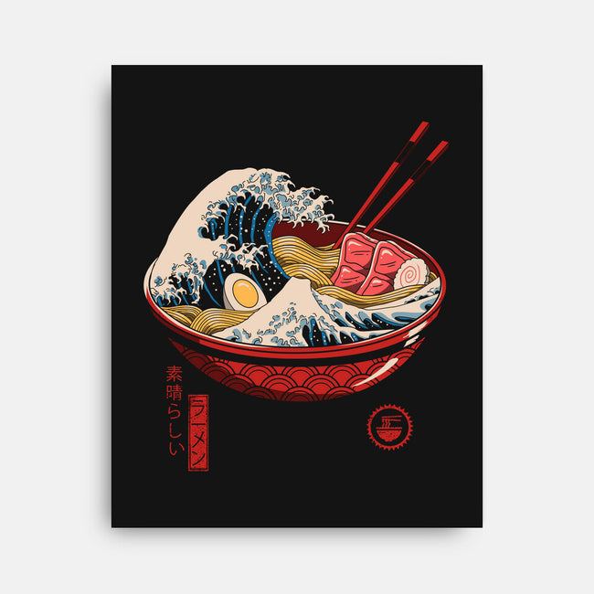 Great Ramen Wave-none stretched canvas-vp021