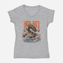 Great Sushi Dragon-womens v-neck tee-ilustrata