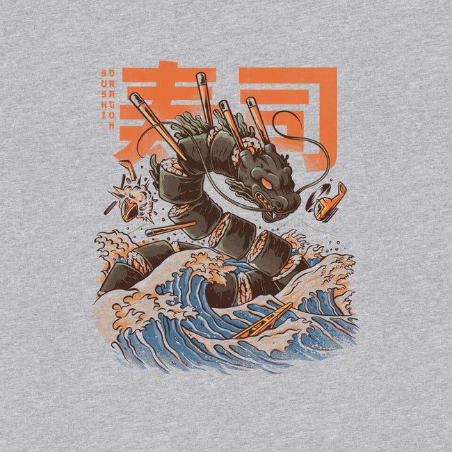 Great Sushi Dragon-womens v-neck tee-ilustrata