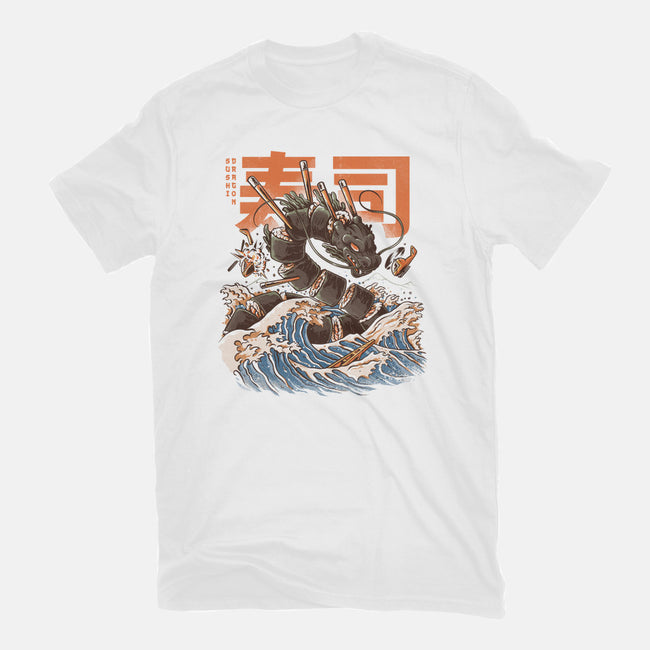 Great Sushi Dragon-mens heavyweight tee-ilustrata