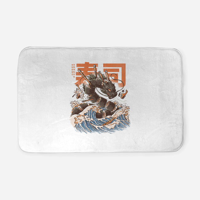 Great Sushi Dragon-none memory foam bath mat-ilustrata