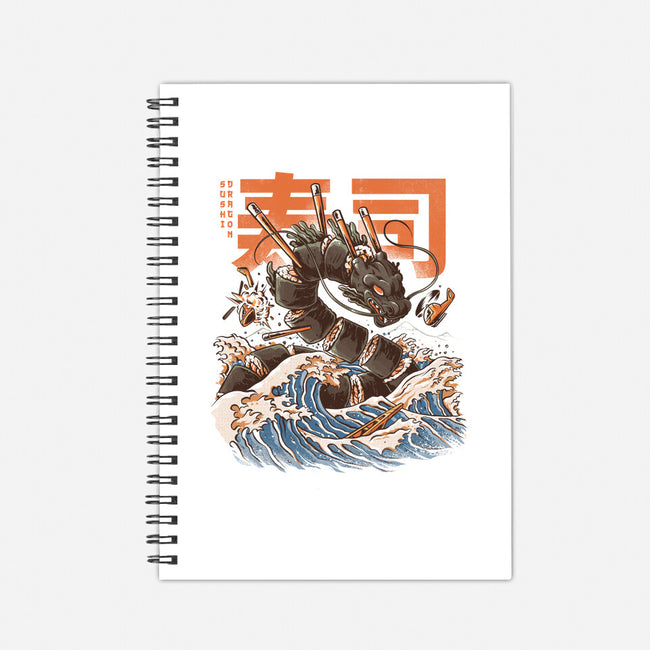 Great Sushi Dragon-none dot grid notebook-ilustrata