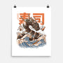 Great Sushi Dragon-none matte poster-ilustrata