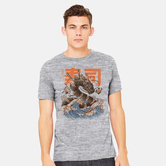 Great Sushi Dragon-mens heavyweight tee-ilustrata