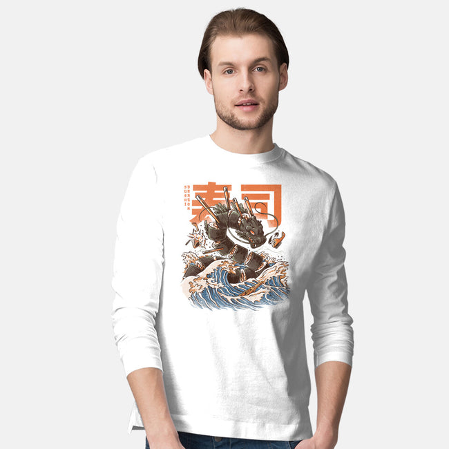 Great Sushi Dragon-mens long sleeved tee-ilustrata