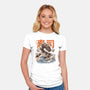 Great Sushi Dragon-womens fitted tee-ilustrata