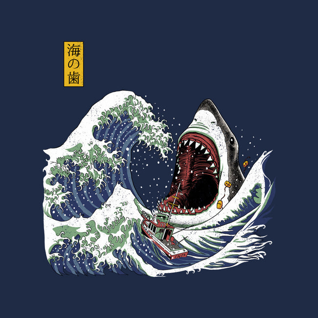 Great White off Amity-womens v-neck tee-ninjaink
