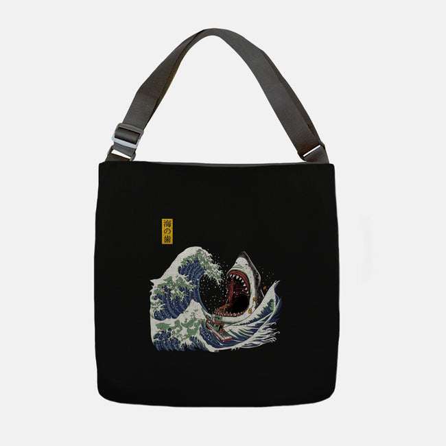 Great White off Amity-none adjustable tote-ninjaink
