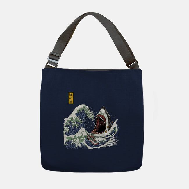Great White off Amity-none adjustable tote-ninjaink
