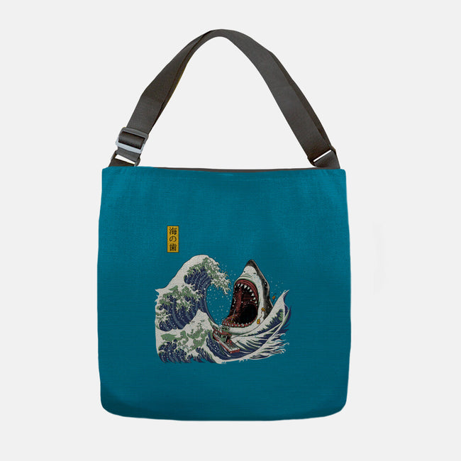 Great White off Amity-none adjustable tote-ninjaink
