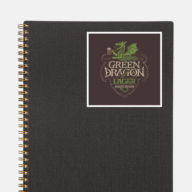 Green Dragon Lager-none glossy sticker-CoryFreeman