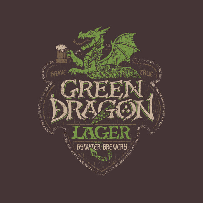 Green Dragon Lager-none removable cover w insert throw pillow-CoryFreeman