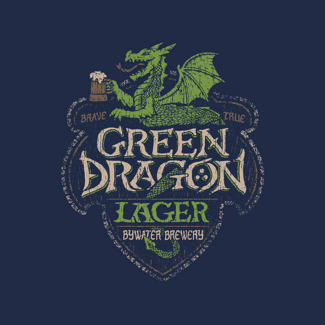 Green Dragon Lager-none removable cover w insert throw pillow-CoryFreeman