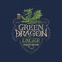 Green Dragon Lager-none removable cover w insert throw pillow-CoryFreeman