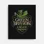 Green Dragon Lager-none stretched canvas-CoryFreeman