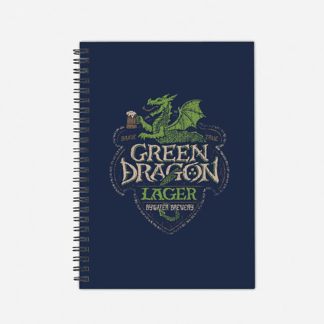 Green Dragon Lager-none dot grid notebook-CoryFreeman