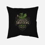 Green Dragon Lager-none removable cover w insert throw pillow-CoryFreeman