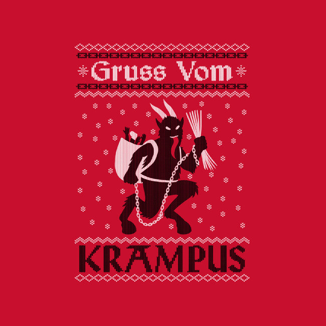 Greetings From Krampus-none drawstring bag-jozvoz