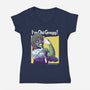 Gregg The Motherlicker-womens v-neck tee-KindaCreative