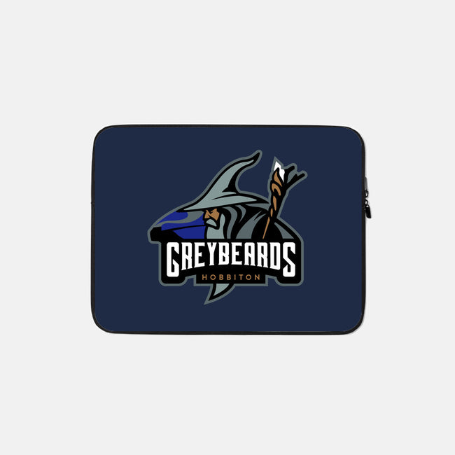 Greybeards-none zippered laptop sleeve-ProlificPen