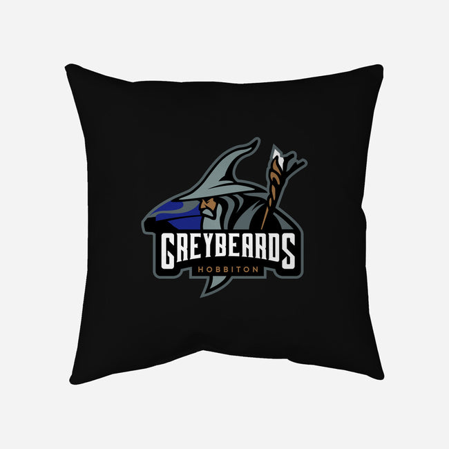 Greybeards-none removable cover w insert throw pillow-ProlificPen