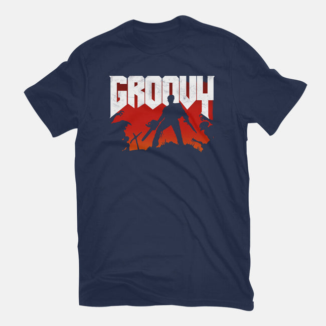 Groovy and Doomy-unisex basic tee-Manoss1995