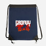 Groovy and Doomy-none drawstring bag-Manoss1995