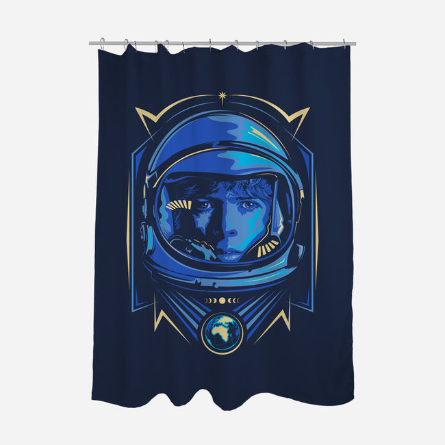 Ground Control-none polyester shower curtain-CappO