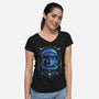 Ground Control-womens v-neck tee-CappO