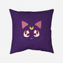 Guardian Cat-none removable cover w insert throw pillow-Le Chardonneret