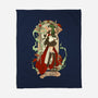 Guardian of Time-none fleece blanket-Eriphyle